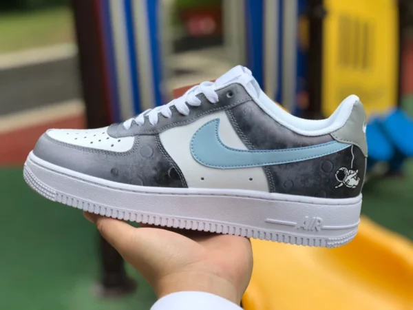 af1 weiß grau blau Haken niedrig Nike Air Force 1 Low Air Force One Nike Turnschuhe bs8872-033