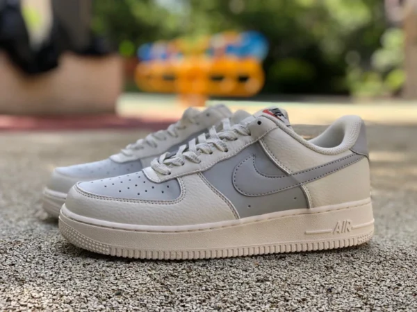 af1 rice weiß grau niedrig Nike Air Force 1 Low Hoops AF1 lässige Anti-Rutsch-Schuhe DH7560-508