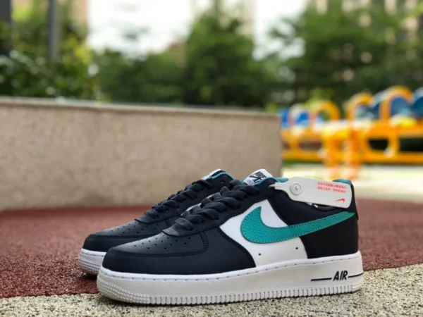 af1 weiß blau orange niedrig Nike Nike Air Force 1 Low Air Force One AF1 weiß blau orange Low-Top-Freizeitschuhe DM0109-400