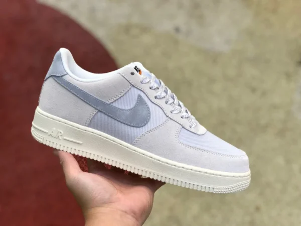 AF1 hellgrauer niedriger Nike Air Force 1 Low AF1 hellgrauer klassischer Freizeitsneaker DO9801-100