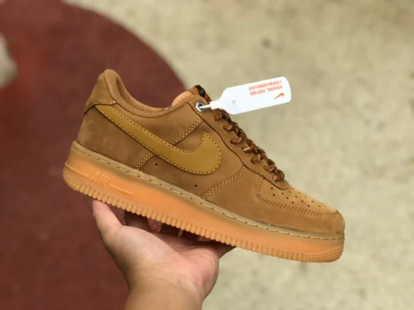 AF1 Wheat Low Nike Air Force 1 Low AF1 Wheat Low, um Air Force Nr. 1 CJ9179-200 zu helfen