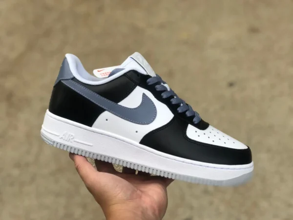 AF1 weiß schwarz grau niedrig Nike Air Force 1 Low Zahnbürste weiß schwarz grau Turnschuhe FD9065-100