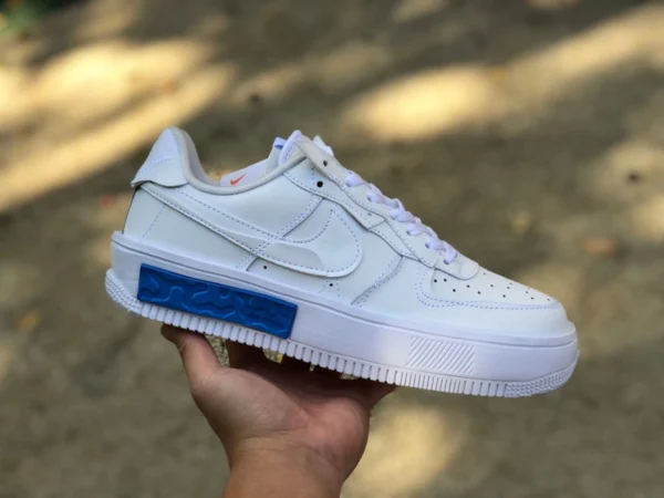 AF1 weiß-blaue Low-Top-Sneaker Nike AIR FORCE 1 Air Force One Sommer-Hip-Hop exklusiv DH1290-101