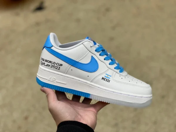 af1 weiß und blau niedrig Nike Air Force 1'07 LV8 Low Air Force One Low-Top-Freizeitsneaker D49868-800