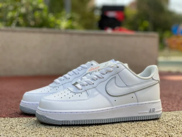 AF1 weiß grau niedrig Nike Air Force 1 Low AF1 weiß grau verschleißfeste Low-Top-Sneaker DV0788-100