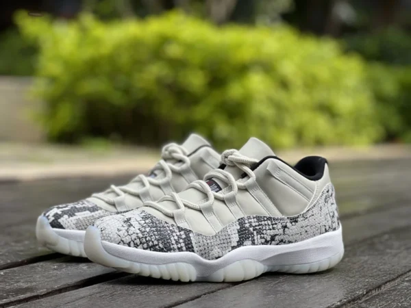 aj11 White Snake Low Air Jordan11 AJ11 Snakeskin weiße Schlange Schlangenmuster cd6846-002