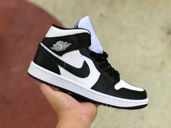 aj1mid schwarz-weißes Yin und Yang Air Jordan 1 AJ1 schwarz-weißes Yin und Yang Panda Herren- und Damen-High-Top-Freizeitschuhe DR0501-101