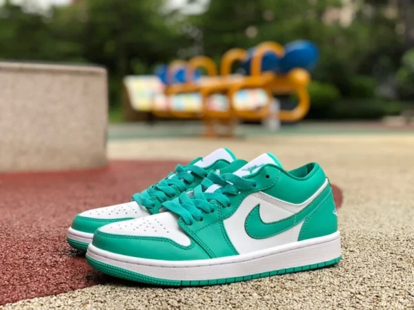 aj1 weiß und grün niedrig Air Jordan 1 Low AJ1 weiß und grün Retro-Basketballschuhe DC0774-132