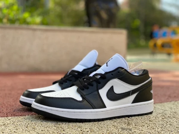 aj1 Panda schwarz und weiß niedrig Air Jordan 1 Low schwarz und weiß Panda Low Top „Panda“ Weiß/Schwarz DC0774-101