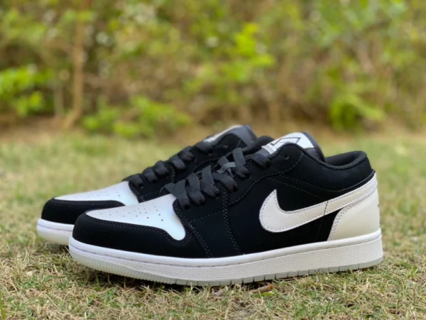 Aj1 Black and White Diamond Low Pure Original Air Jordan 1 AJ1 Black and White Panda Diamond trendige Low-Top-Sneaker DH6931-001