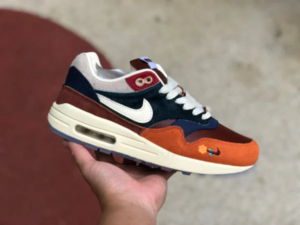 Nike Air Max 1 Brown Mandarin Duck Kasina Joint Air Cushion Laufschuhe DQ8475-800