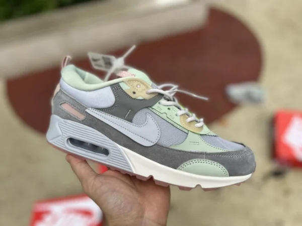 Max90 grau rosa grün Nike Air Max 1 87 QS Gorge Green blau und grün Laufschuhe DV3887-400