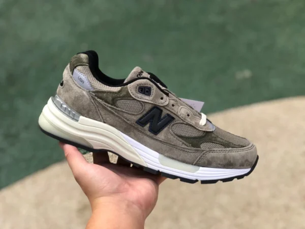 NB992 Joint Hellgrün Grau reines Original JJJJound x New Balance 992 Joint Retro-Laufschuhe M992J2