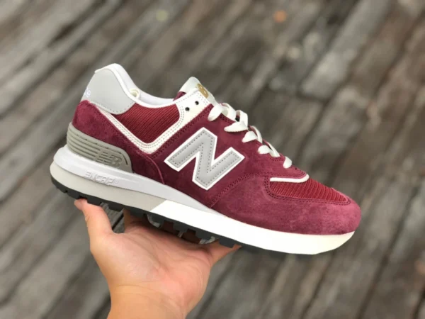 NB574 Burgund New Balance 574 Series Legacy Marineblau Retro Casual Laufschuhe u574lgaa