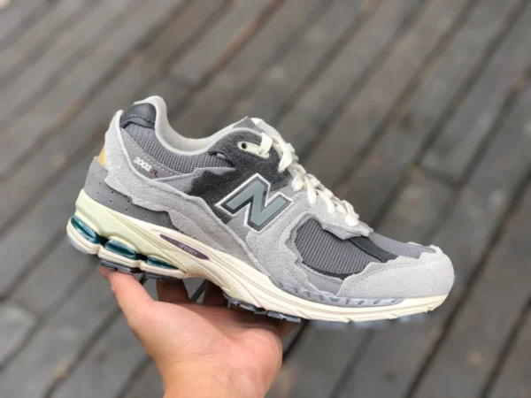 NB2002R Yunyu Grey President Pure Original New Balance 2002R Protection Pack Yunyu Grey Destruction unregelmäßig geschnittene NB Retro-Laufschuhe M2002