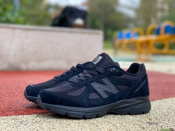 nb990v Black Soul New Balance American Presidential Retro Freizeitschuhe M990BB4 Black Warrior V4 Triple Black