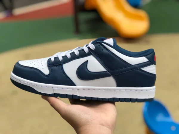 Dunk White Navy Nike Dunk Low Retro „Valerian Blue“ Baldrianblaue Retro-Freizeitsneaker Weiß Marine Dd1391-400