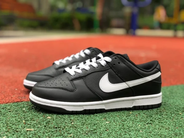 Dunk ganz in Schwarz und Weiß niedrig Nike Dunk Low Retro rutschfeste Low-Top-Freizeitsneaker für Herren in ganz Schwarz DJ6188-002