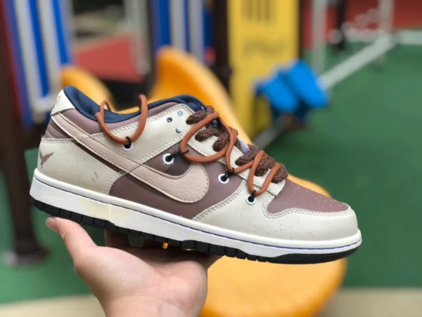 Dunk Off-White Brown Low Low-Cut-Sneaker Nike Dunk Low Off-White Brown Schnürschuhe DH9765-300