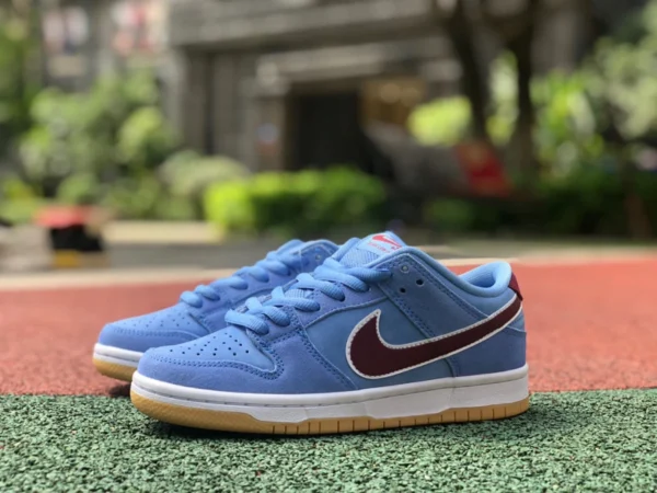 Dunk Bubble Gum Blau Nike SB Dunk Low PRM Phillies Bubble Gum Freizeitsneaker DQ4040-400