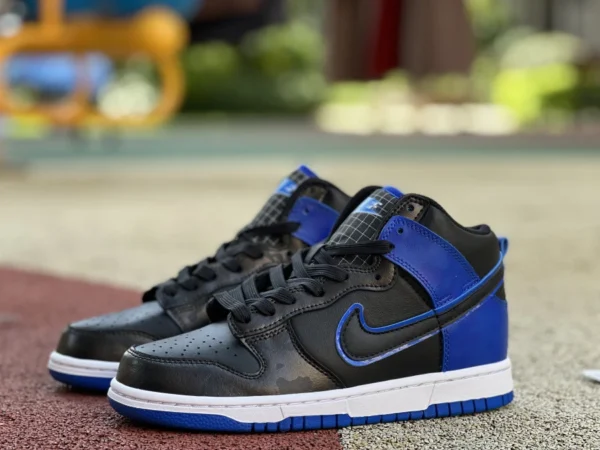 Dunk High-Top in Schwarz und Blau Nike Dunk High SE High-Top in Schwarz und Blau DD3359-001