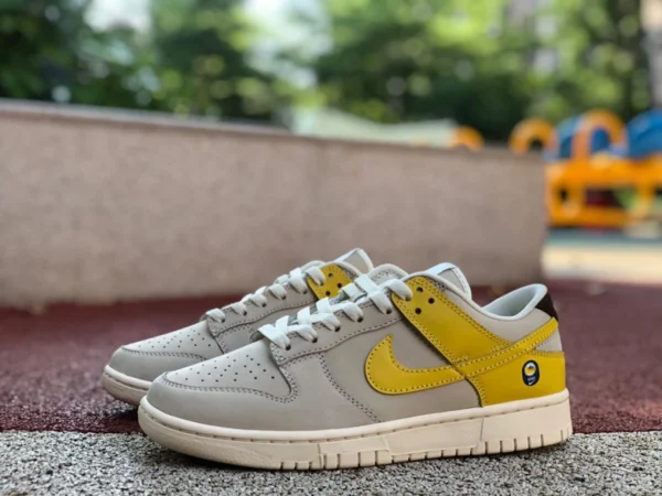 Dunk Banana Nike Dunk Beige-Gelb-Bananen-Retro-Low-Top-Sneaker für Herren und Damen DR5487-100