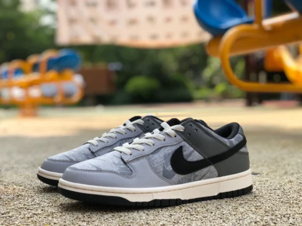 Dunk schwarz und grau weiß niedrig Nike Dunk Low Copy Paste schwarz und grau weiß Low-Top-Sport- und Freizeit-Skateboardschuhe für Herren DQ5015-063