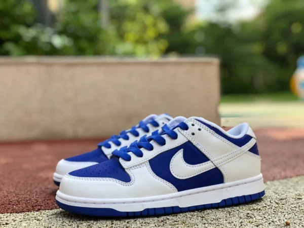 Dunk Racing Blue Low Nike Dunk Low Retro weiß-blaue Racing Blue Retro Low-Top-Freizeit-Skateboardschuhe DD1391-401