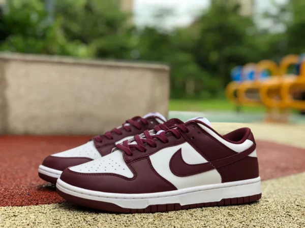 Dunk Burgund Nike Dunk Burgundy Bordeaux Weiß Rot Low-Top-Freizeit-Sneaker für Herren und Damen DD1503-108