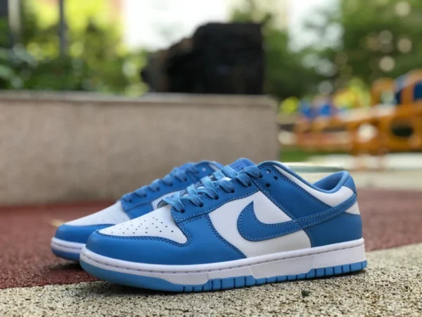 Dunk University Blue Hochwertiger Nike Dunk Low Retro University Blue North Carolina Weiß Blau Low Top DD1391-102