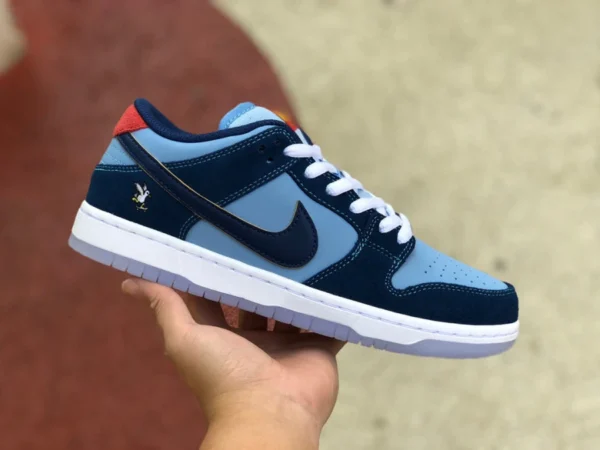 Dunk Blue Pigeon hochwertige Version Why So Sad? x Nike SB Dunk Low Pro dx5549-400