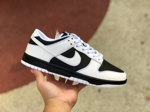 Dunk weiß und schwarz umgekehrt Nike Dunk Low weiß und schwarz umgekehrter Panda Retro-Sneaker für Herren und Damen FD9064-011