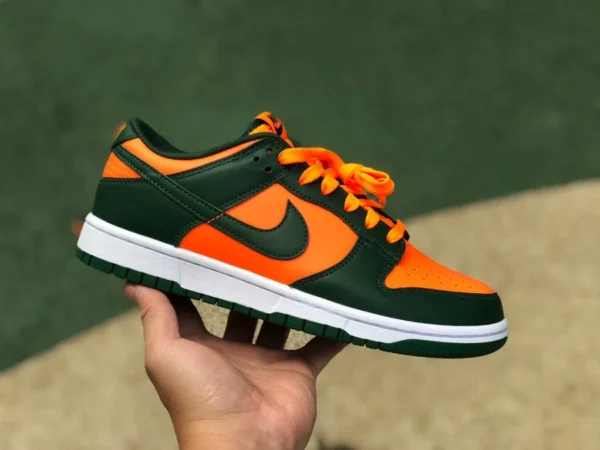 Dunk Orange Grün Low Pure Original Nike Dunk Low „Miami Hurricanes“ Orange Grün DD1391-300