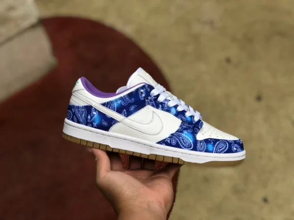 Dunk weiß blau lila Cashewblume W NIKE SB DUNK LOW PRM QS ct5053-041