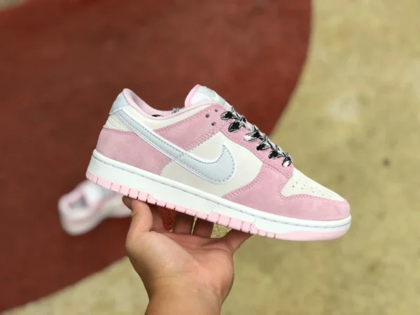 Dunk grau-rosa Wildleder hochwertiger NiKe Dunk Low DV3054-600