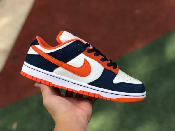 Dunk weiß blau orange niedrig Nike SB Dunk Low „Broncos“ weiß blau orange 304292-184