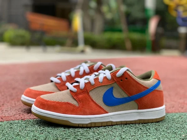 Dunk orange und blauer Cord Nike SB Dunk Low Pro orange und blauer Cord BQ6817-201-003-001