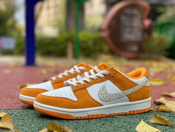 Dunk weiß orange Steinmuster niedrig Nike Dunk Low Steinmuster Low-Top-Retro-Freizeit-Sneaker weiß orange DR0156-800 300