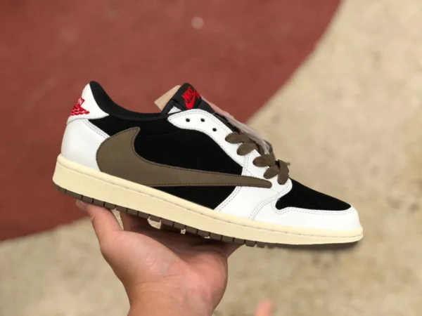 Travis Scott x Air Jordan 1 Low Low-Top Barb TS Joint Sneakers cq4277-990