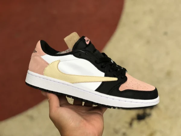 Travis Scott x Air Jordan 1 Low Low-Top Barb TS Joint Sneakers cq4277-995