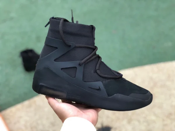 FOG Black Soul High Top Nike Air Fear Of God 1 FOG Joint High Top Black Warrior AR4237-005