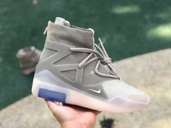 FOG Haferflocken-High-Top Nike Air Fear God 1 FOG gemeinsamer Haferflocken-Gelb-High-Top AR4237-900