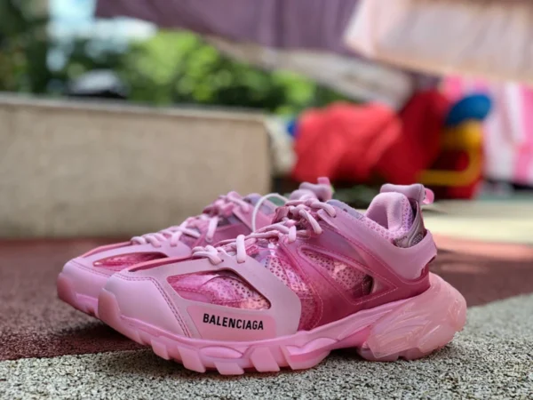 Balenciaga 3.0 weiß rosa Balenciaga Triple S Papa-Schuhe Balenciaga