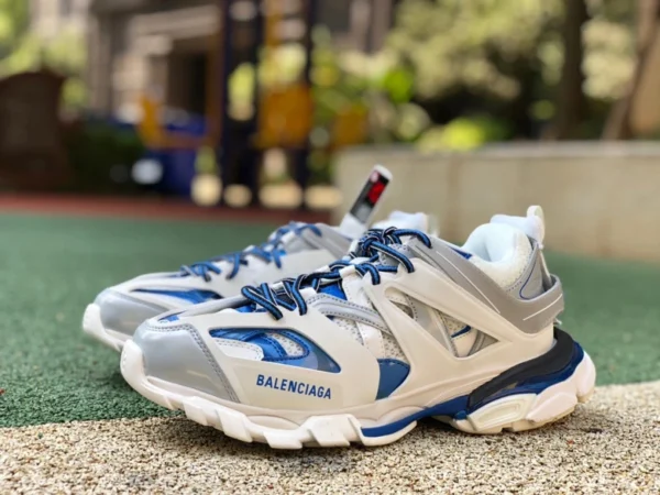 Balenciaga 3.0 weiß grau blau Balenciaga Triple S Papa Schuhe Balenciaga