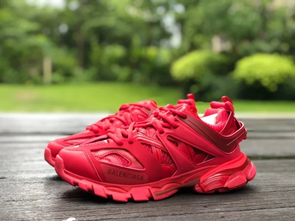 Balenciaga 3.0 rote Balenciaga Triple S Papa-Schuhe Balenciaga