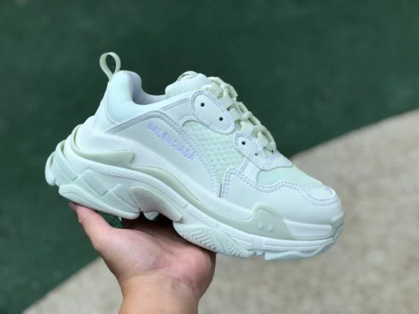 Balenciaga hellgrüne Balenciaga Triple S Papa-Schuhe Balenciaga-Turnschuhe