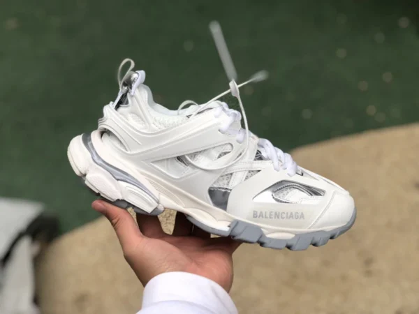 Balenciaga 3.0 Weiß Grau Silber Balenciaga Triple S Papa Schuhe Balenciaga