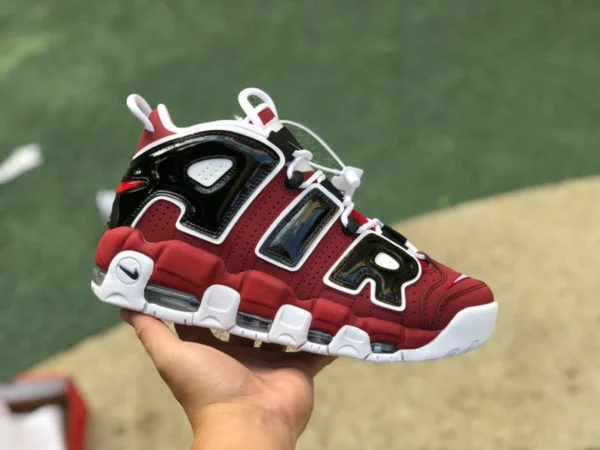 Big Air Pippen schwarz und rot Nike Air More Uptempo Big Air schwarz und rot Bull Pippen 921948-600