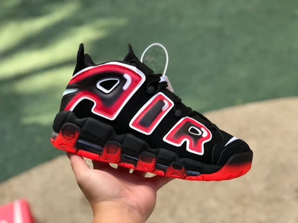 Big Air Pippen schwarz-roter Farbverlauf Nike Air More Uptempo 96 Big Air Pippen 917593-100