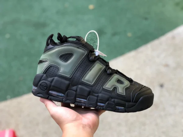 Big Air Pippen schwarz und grün 3M Nike Air More Uptempo 96 Big Air Pippen 922845-001